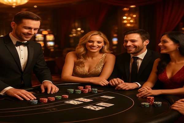 লাইভ টেবিল গেম পরিবেশে ডিলারের উপস্থিতি